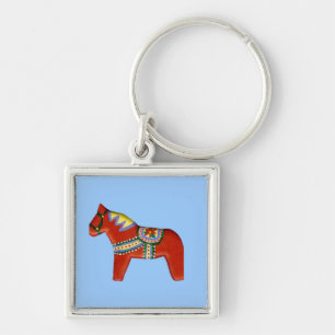 Dala Horse Keychain