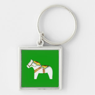 Dala Horse Keychain
