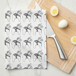 Dala Horse Kitchen Towel