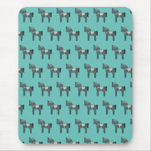 Dala horse mouse pad