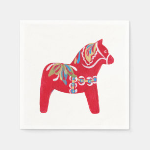 Dala Horse Napkin