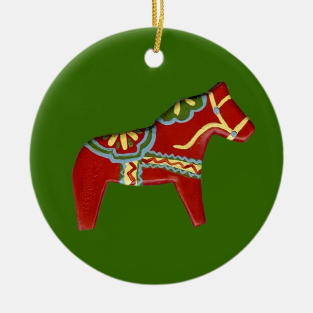 Dala Horse Ornament (Front)