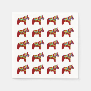 Dala Horse Paper Napkins