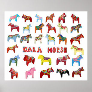 Dala Horse Poster