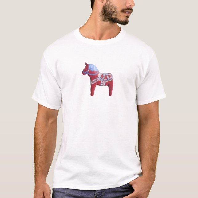 Dala Horse Shirt with design on both sides (Front)