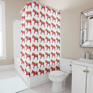 Dala Horse Shower Curtain