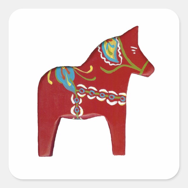 Dala horse sticker (Front)