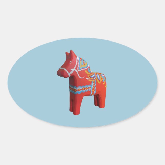 Dala Horse Sticker (Front)