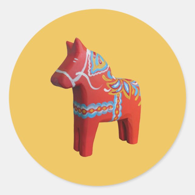 Dala Horse Sticker (Front)