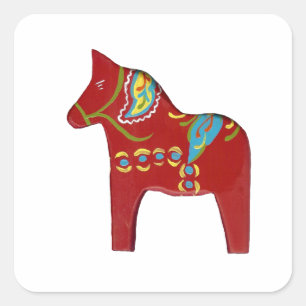 Dala horse sticker