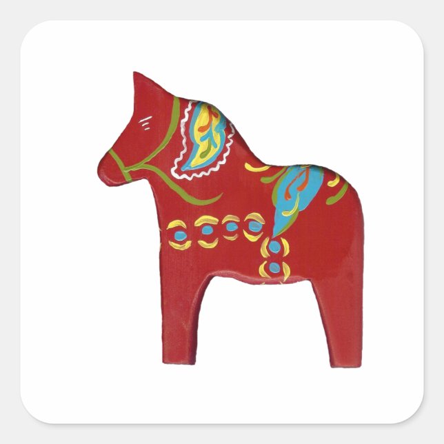 Dala horse sticker (Front)