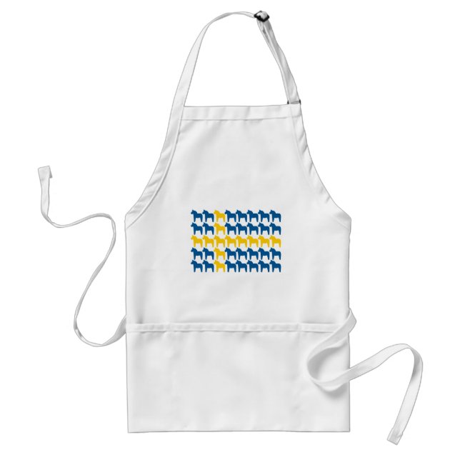 Dala Horse Sweden Flag Standard Apron (Front)