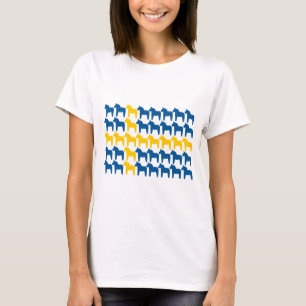 Dala Horse Sweden Flag T-Shirt