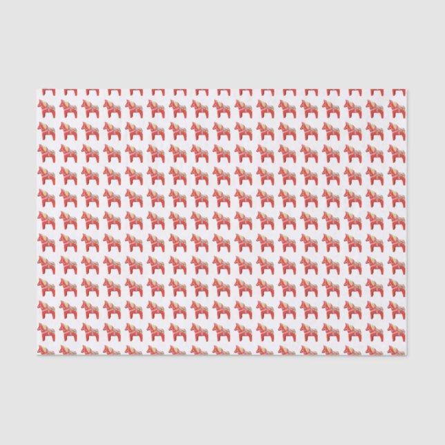 Dala Horse Tissue Paper (Front)