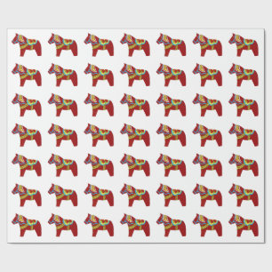 Dala Horse Wrapping Paper
