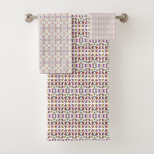 Dala Horses Bath Towel Set (Insitu)