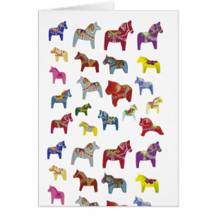 Dala Horses blank inside