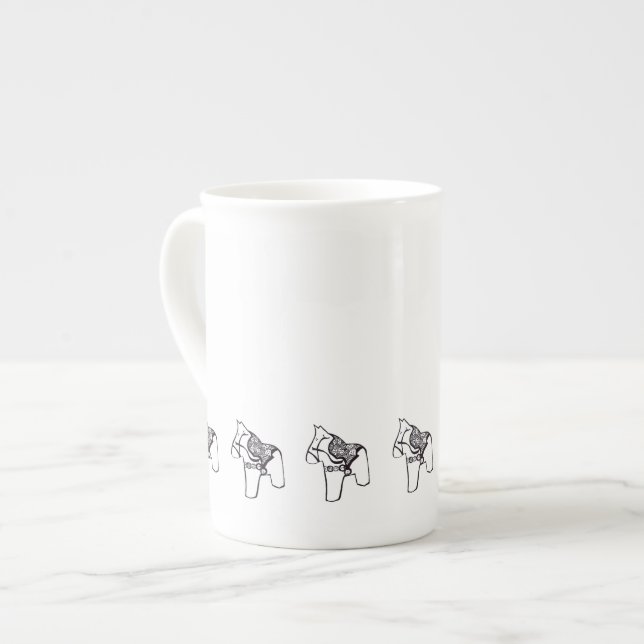Dala Horses Bone China Mug (Front Left)