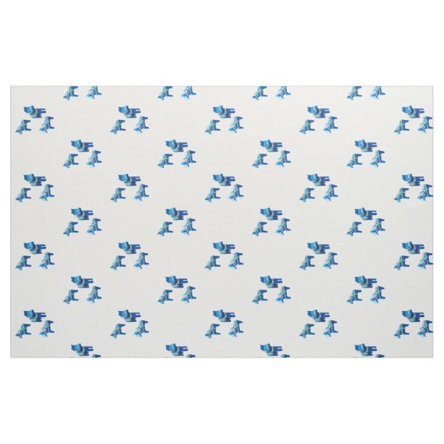 Dala Horses Fabric (Fat Quarter)