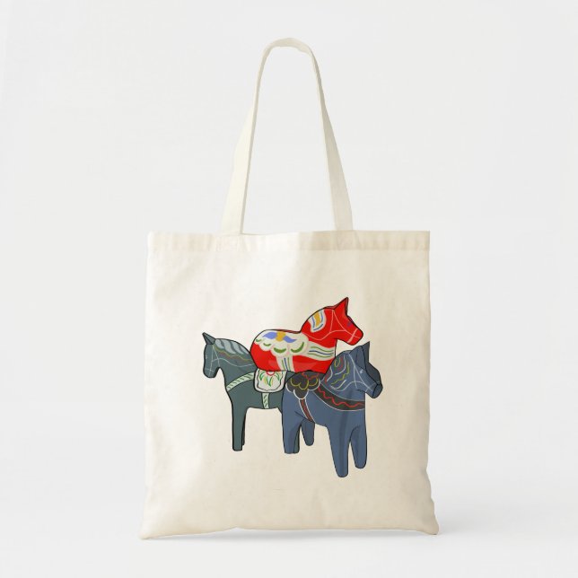Dala Horses Tote Bag (Front)