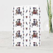 Dala W - Folded Greeting Card