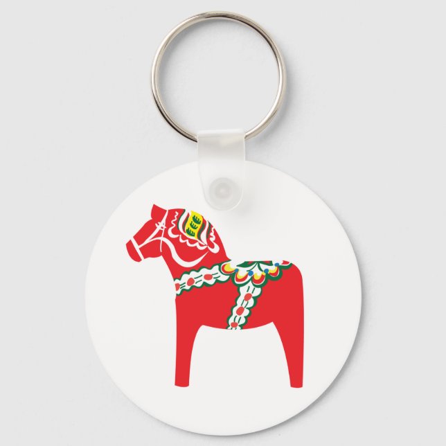Dalahäst | Dala horse Key Ring (Front)