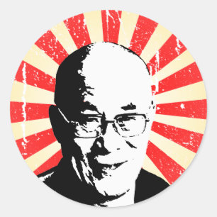 Dalai Lama Classic Round Sticker