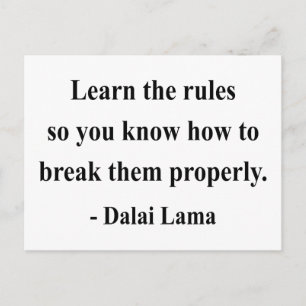 dalai lama quote 2a postcard