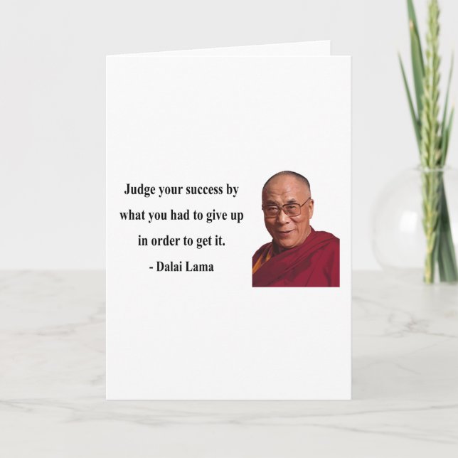 dalai lama quote 7b card (Front)