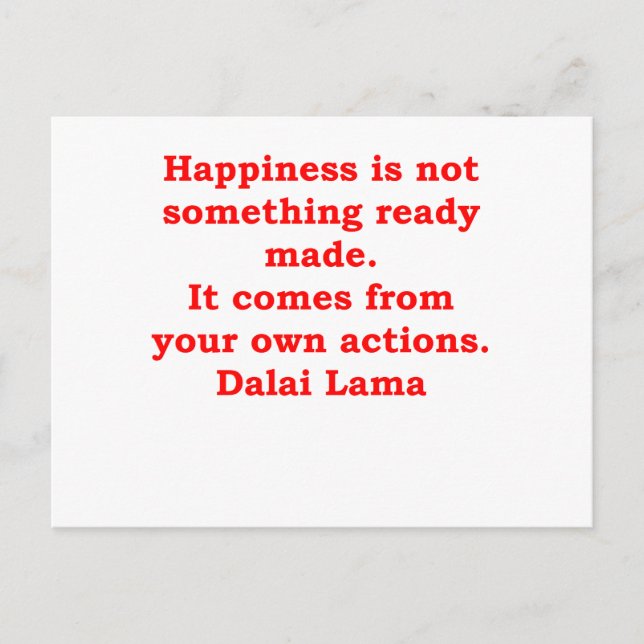 dalai lama quotes postcard (Front)