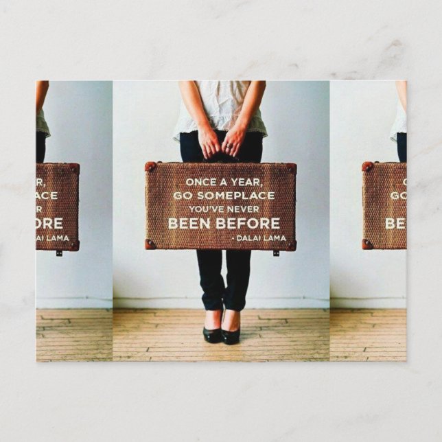 Dalai Lama Travel Postcard (Front)