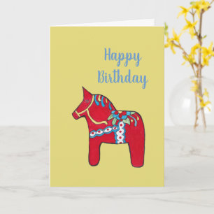 Dalal Horse Birthday Card