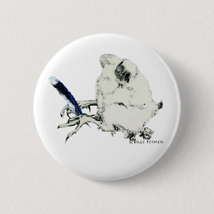 Dale Bluejay 6 Cm Round Badge