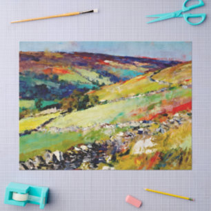 "Dale Dreams" – A Yorkshire Landscape Tissue Paper
