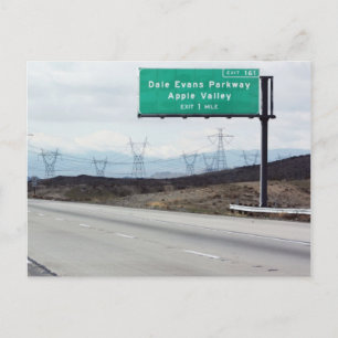 Dale Evans Pkway Postcard