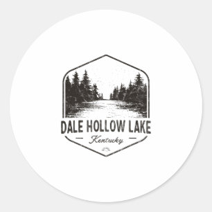 Dale Hollow Lake Kentucky Outdoors Vintage 1 Classic Round Sticker