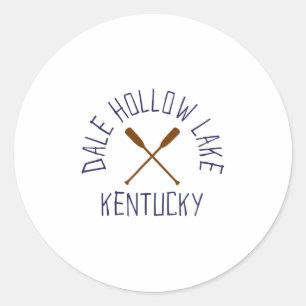 Dale Hollow Lake Kentucky Outdoors Vintage 2 Classic Round Sticker