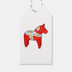 Dalecarlian horse gift tags