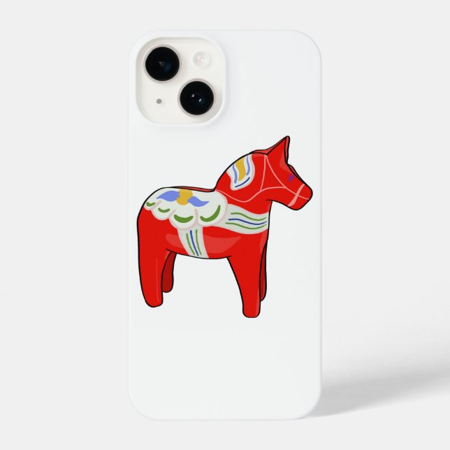 Dalecarlian horse iPhone case (Back)