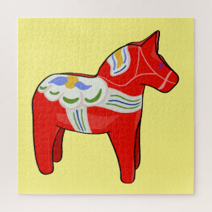 Dalecarlian horse jigsaw puzzle
