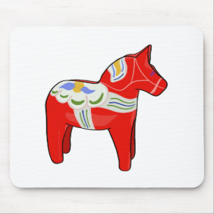 Dalecarlian horse mouse pad