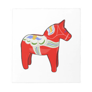 Dalecarlian horse notepad