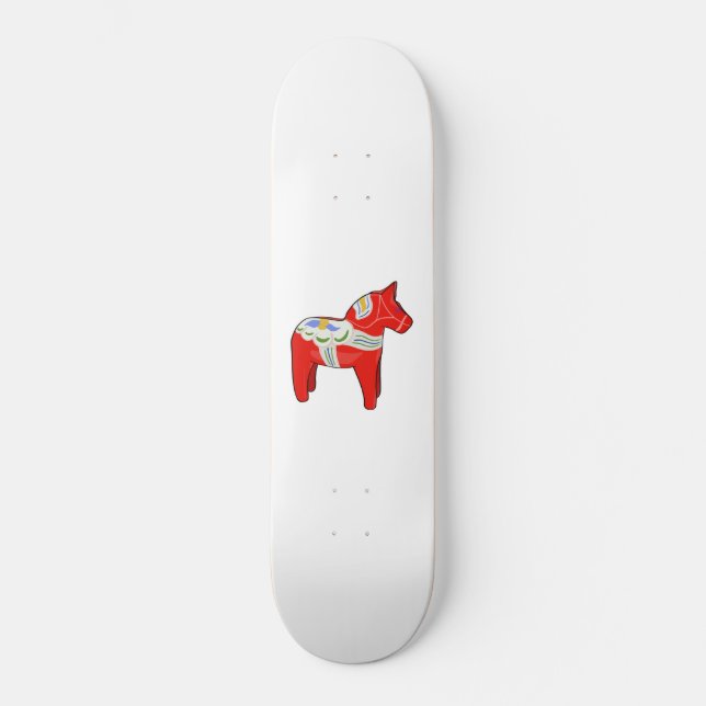 Dalecarlian horse skateboard (Front)