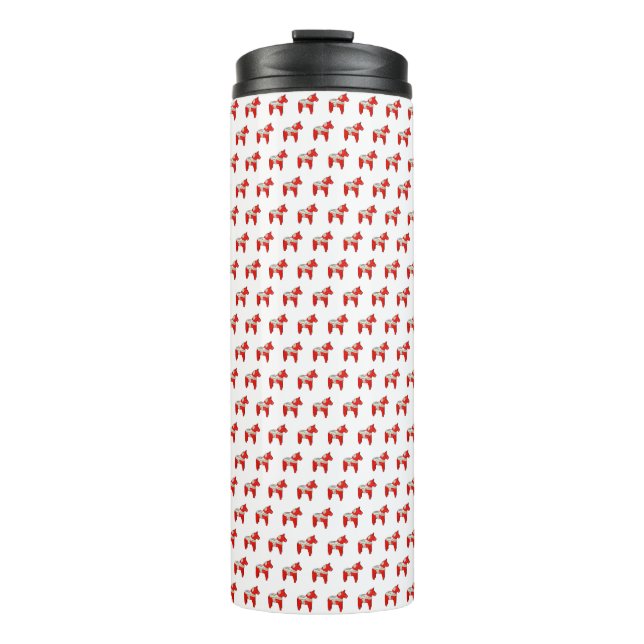 Dalecarlian horse thermal tumbler (Front)