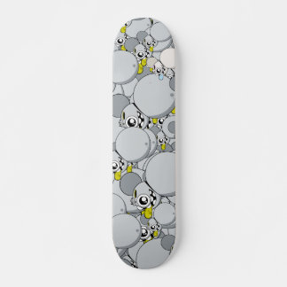 Dalek "Old School" Grey Skateboard