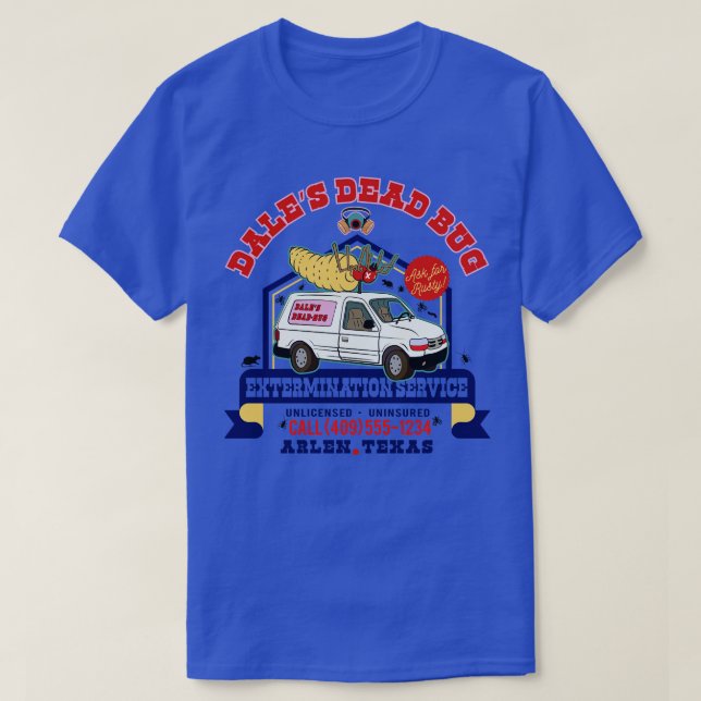 Dales Dead Bug Service Lts T-Shirt (Design Front)