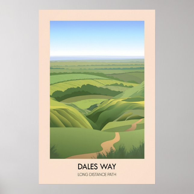 Dales Way Travel Poster (Front)