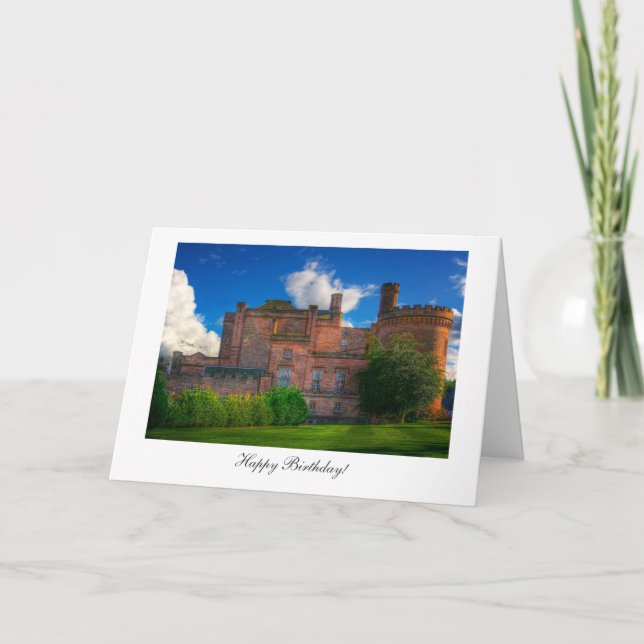 Dalhousie Castle, Midlothian - Happy Birthday Card (Front)