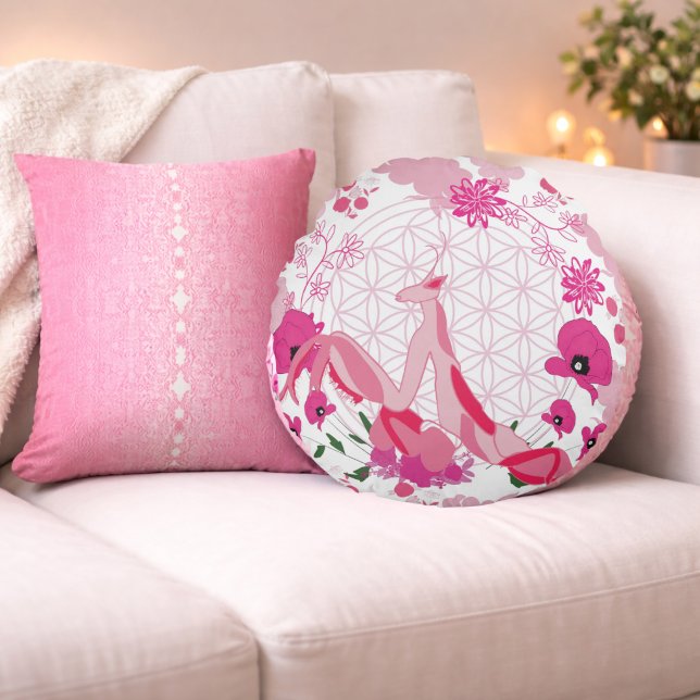 Dali Bloom – Colour of Heart Round Cushion (Creator Uploaded)