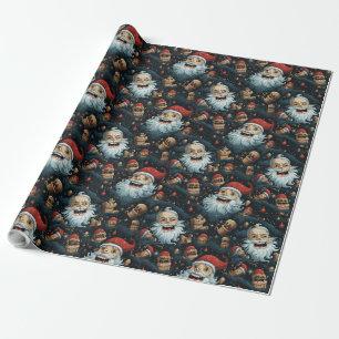 Dali-Santa Wrapping Paper